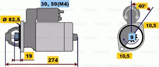 BOSCH 0 001 218 122 - Starteris www.autospares.lv