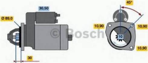 BOSCH 0 001 231 026 - Starter www.autospares.lv