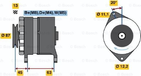 BOSCH 0 120 469 999 - Ģenerators autospares.lv