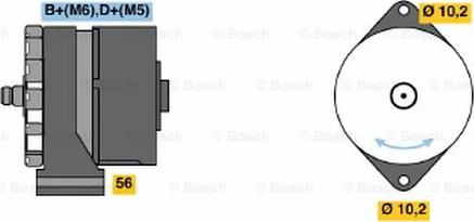 BOSCH 0 120 469 923 - Генератор www.autospares.lv