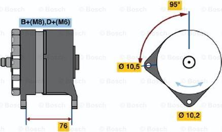 BOSCH 0 120 469 973 - Ģenerators www.autospares.lv