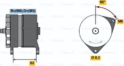 BOSCH 0 120 469 559 - Ģenerators www.autospares.lv