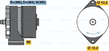 BOSCH 0 120 469 762 - Ģenerators www.autospares.lv