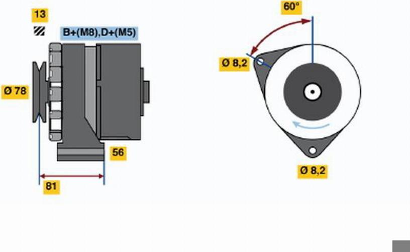 BOSCH 0120469758 - Ģenerators autospares.lv