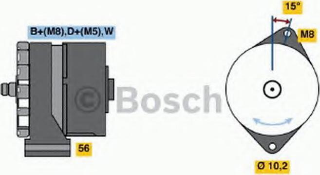 BOSCH 0 120 469 722 - Ģenerators autospares.lv