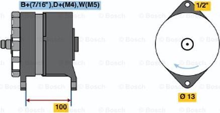 BOSCH 0 120 468 028 - Генератор www.autospares.lv