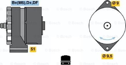 BOSCH 0 120 400 706 - Ģenerators autospares.lv