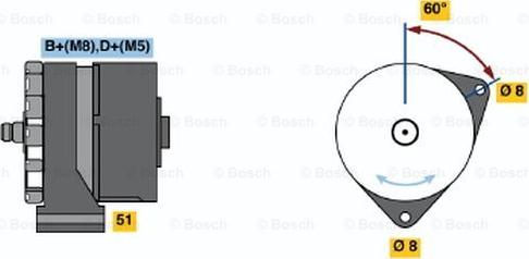 BOSCH 0 120 489 473 - Ģenerators autospares.lv