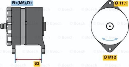 BOSCH 0 120 489 336 - Ģenerators www.autospares.lv