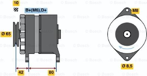 BOSCH 0 120 488 301 - Ģenerators www.autospares.lv