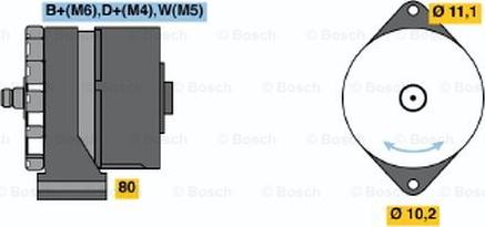 BOSCH 0 120 488 269 - Alternator www.autospares.lv