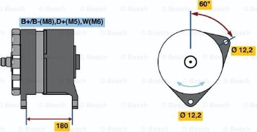 BOSCH 0 120 689 546 - Alternator www.autospares.lv