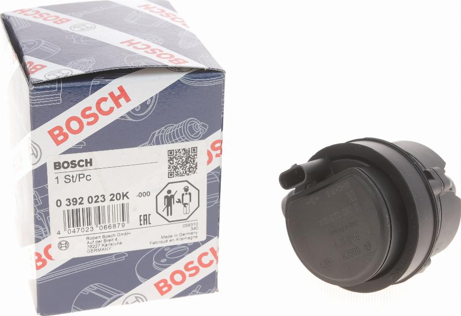 BOSCH 0 392 023 20K - Papildus ūdenssūknis www.autospares.lv