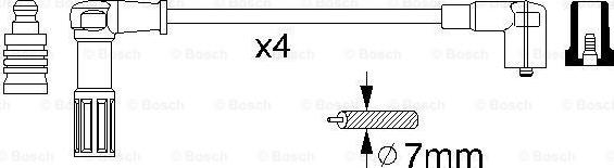 BOSCH 0 356 912 845 - Augstsprieguma vadu komplekts www.autospares.lv