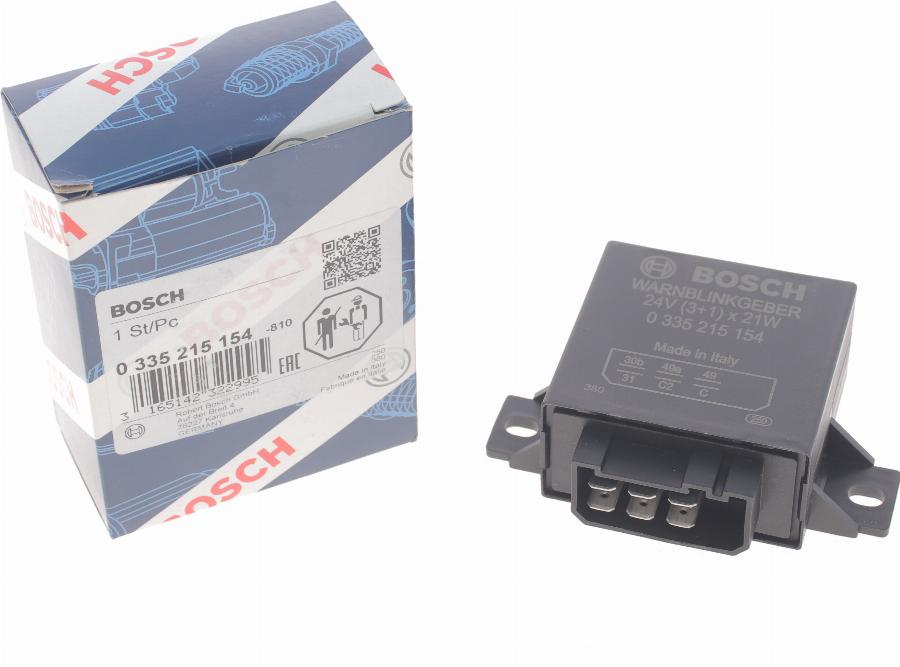 BOSCH 0 335 215 154 - Flasher Unit www.autospares.lv