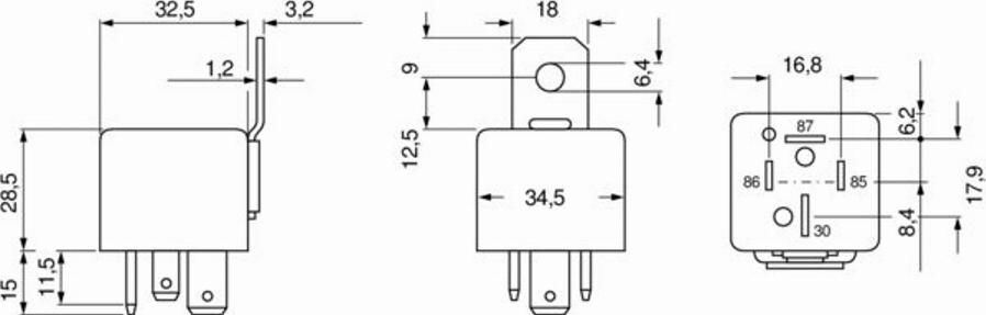 BOSCH 0332002192 - Multifunkcionāls relejs www.autospares.lv