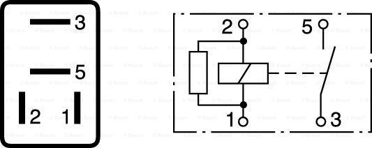 BOSCH 0 332 017 300 - Relejs, Degvielas sūknis www.autospares.lv