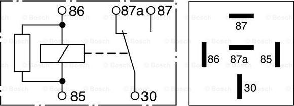 BOSCH 0 332 209 159 - Relejs, Darba strāva www.autospares.lv