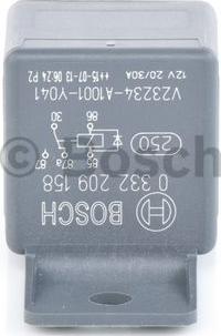 BOSCH 0 332 209 158 - Relejs, Darba strāva www.autospares.lv