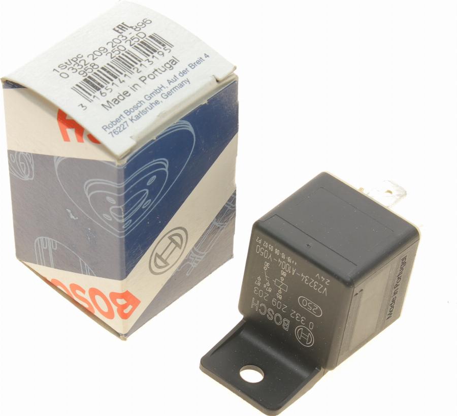 BOSCH 0 332 209 203 - Relejs, Darba strāva www.autospares.lv