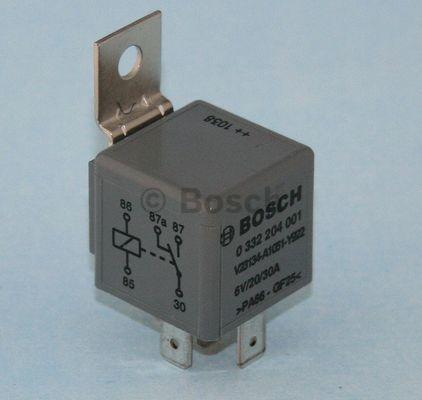 BOSCH 0 332 204 001 - Relejs, Vadības bloks-Dzinēja vadība www.autospares.lv