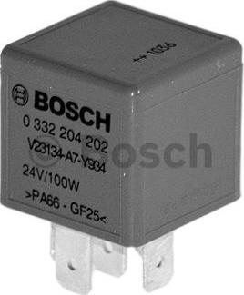 BOSCH 0 332 204 202 - Relejs, Darba strāva www.autospares.lv