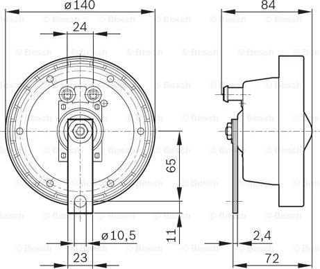 BOSCH 0 320 223 003 - Skaņas signāls www.autospares.lv