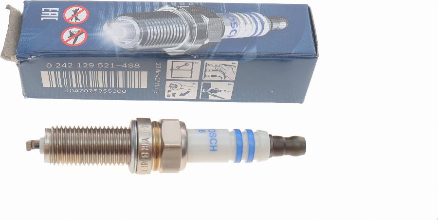 BOSCH 0 242 129 521 - Свеча зажигания www.autospares.lv