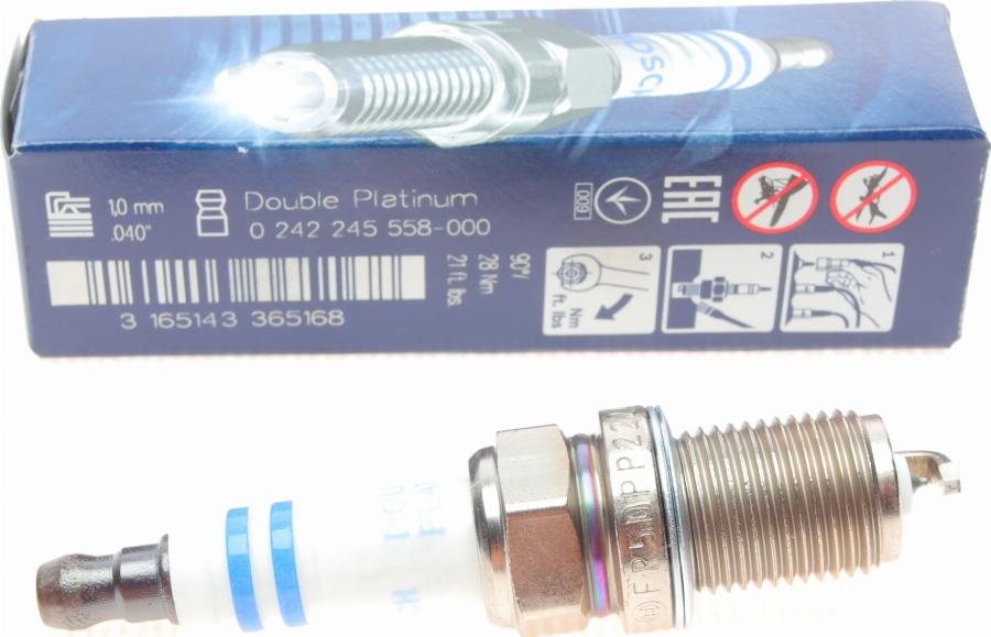 BOSCH 0 242 245 558 - Aizdedzes svece autospares.lv