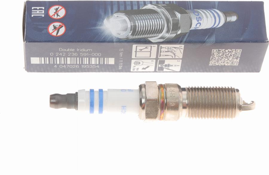 BOSCH 0 242 236 591 - Свеча зажигания www.autospares.lv