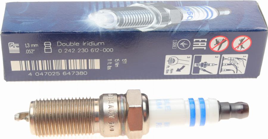 BOSCH 0 242 230 612 - Spark Plug www.autospares.lv