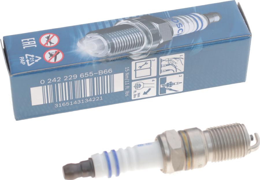 BOSCH 0 242 229 655 - Spark Plug www.autospares.lv