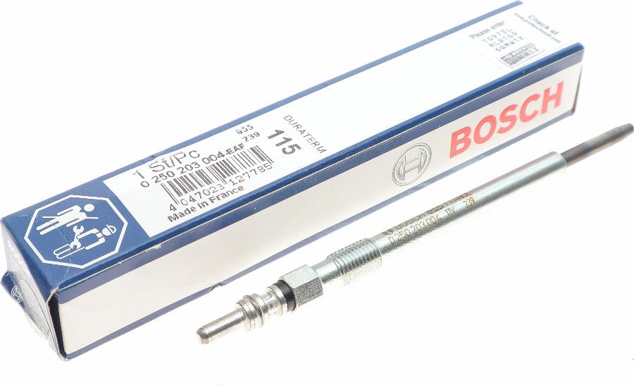 BOSCH 0 250 203 004 - Kvēlsvece www.autospares.lv