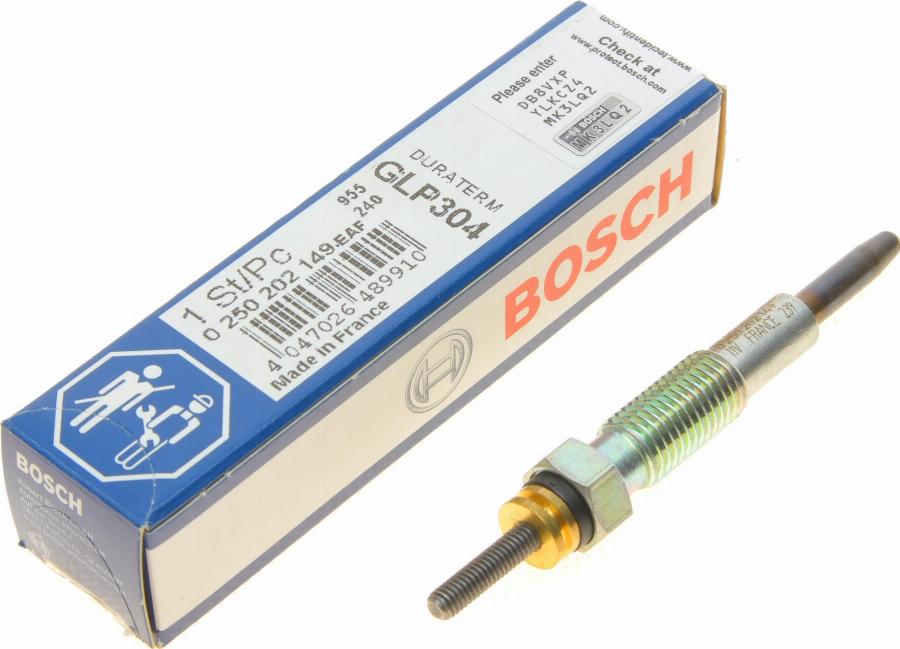 BOSCH 0 250 202 149 - Kvēlsvece autospares.lv