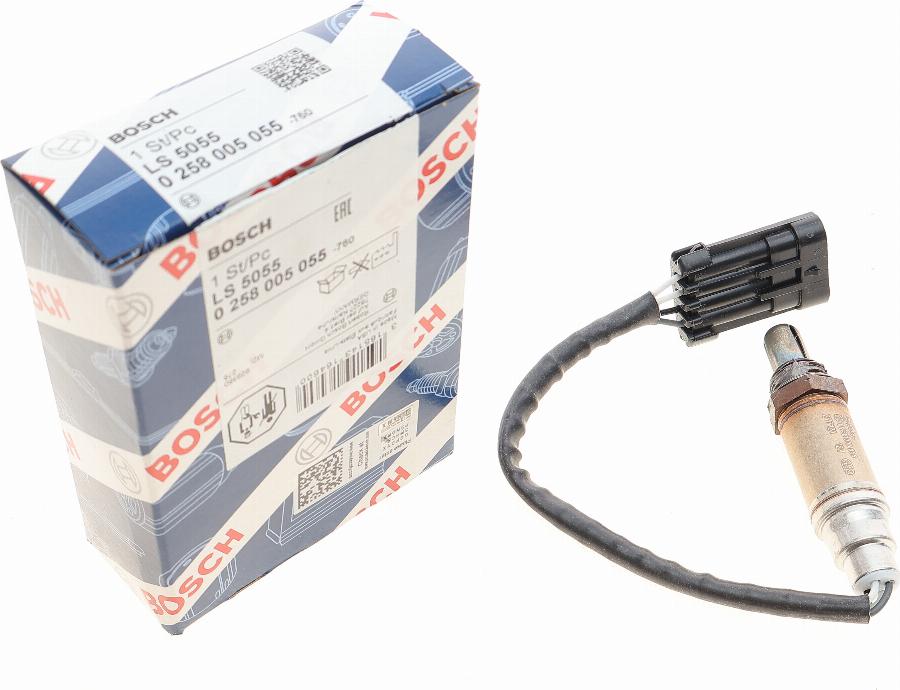 BOSCH 0 258 005 055 - Lambda Sensor www.autospares.lv