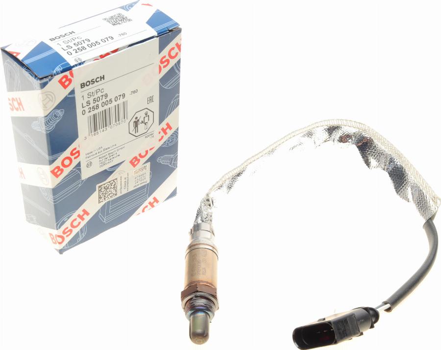 BOSCH 0 258 005 079 - Lambda zonde www.autospares.lv