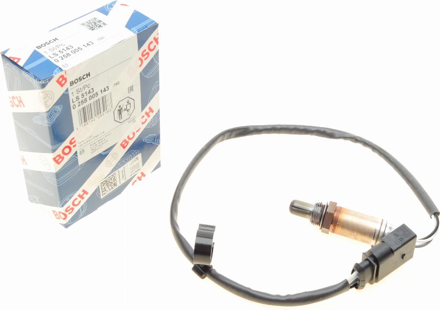 BOSCH 0 258 005 143 - Lambda zonde www.autospares.lv