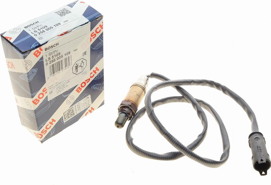 BOSCH 0 258 005 109 - Lambda Sensor www.autospares.lv