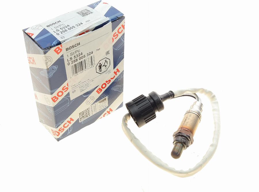 BOSCH 0 258 005 324 - Lambda zonde www.autospares.lv