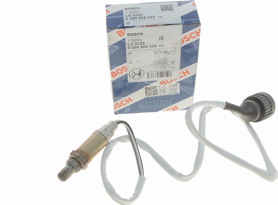 BOSCH 0 258 005 325 - Lambda zonde autospares.lv