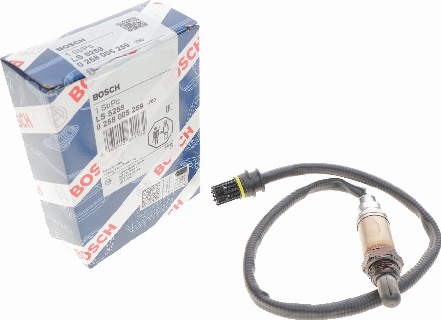 BOSCH 0 258 005 259 - Lambda zonde autospares.lv