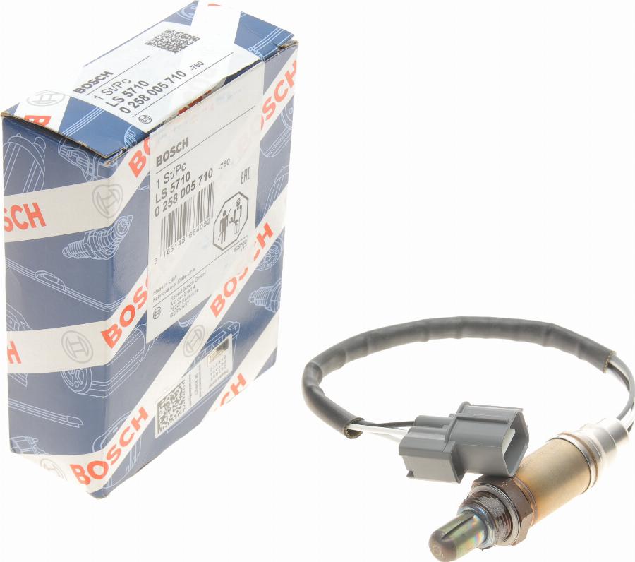 BOSCH 0 258 005 710 - Lambda Sensor www.autospares.lv