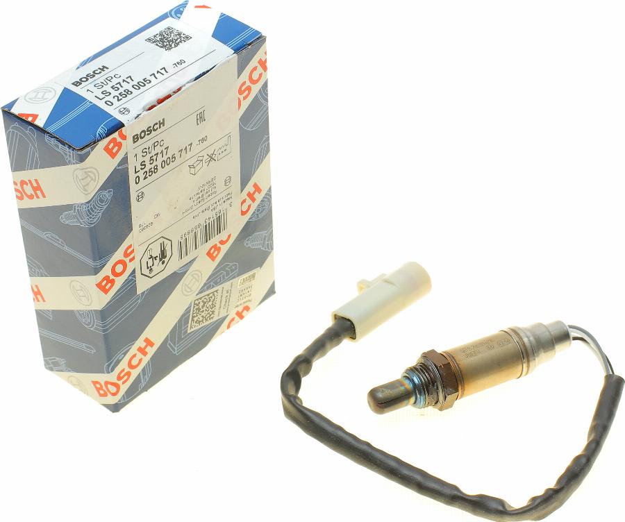 BOSCH 0 258 005 717 - Lambda zonde www.autospares.lv