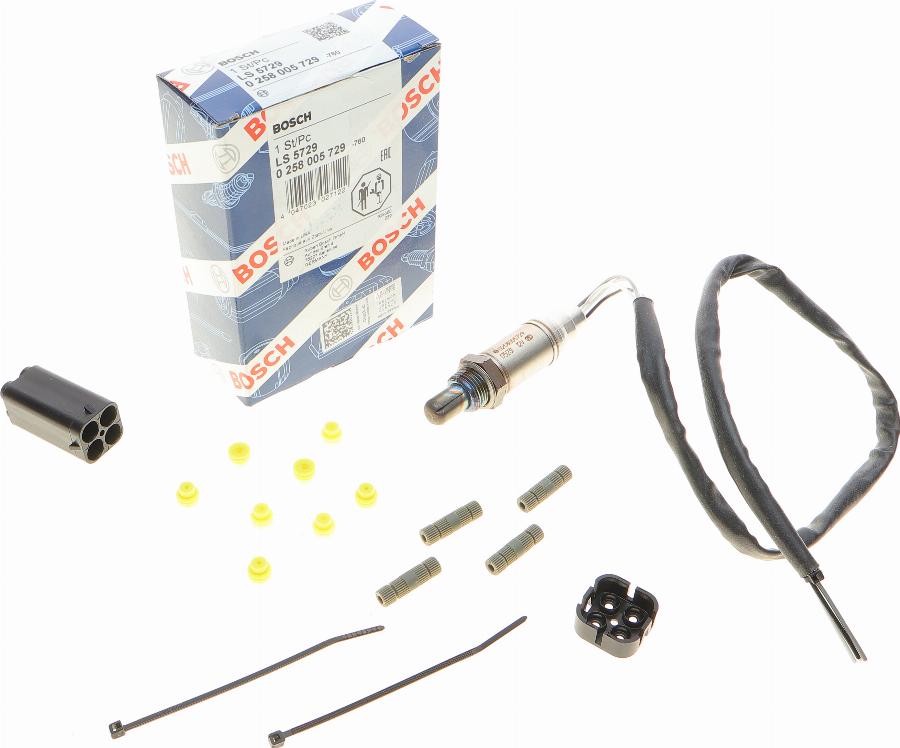 BOSCH 0 258 005 729 - Lambda Sensor www.autospares.lv