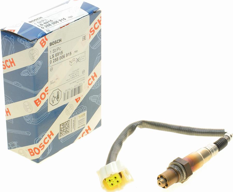 BOSCH 0 258 006 915 - Лямбда-зонд, датчик кислорода www.autospares.lv