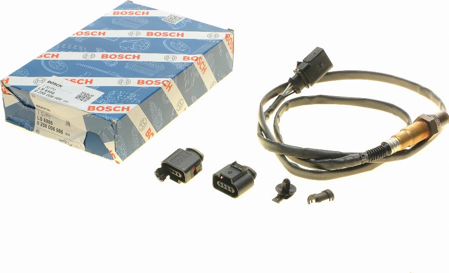 BOSCH 0 258 006 986 - Lambda zonde www.autospares.lv