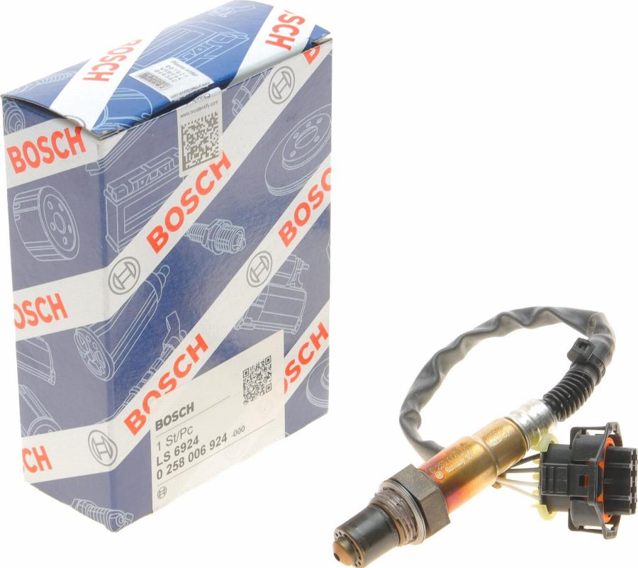 BOSCH 0 258 006 924 - Лямбда-зонд, датчик кислорода www.autospares.lv