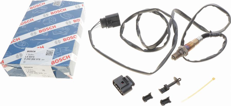 BOSCH 0 258 006 978 - Лямбда-зонд, датчик кислорода www.autospares.lv