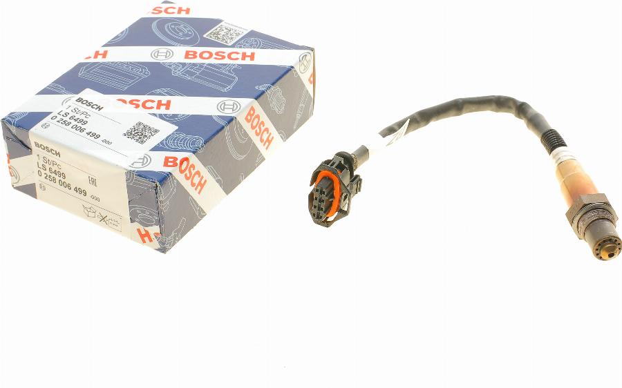 BOSCH 0 258 006 499 - Лямбда-зонд, датчик кислорода www.autospares.lv