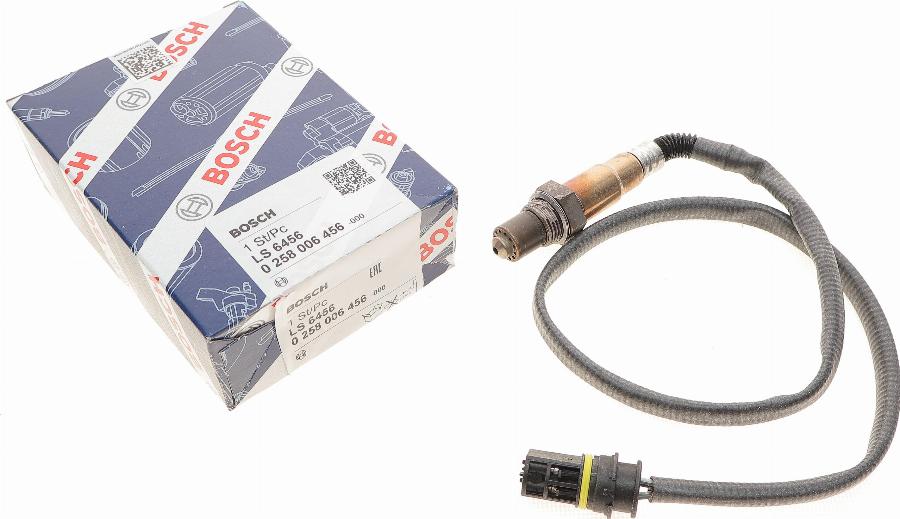 BOSCH 0 258 006 456 - Lambda zonde autospares.lv